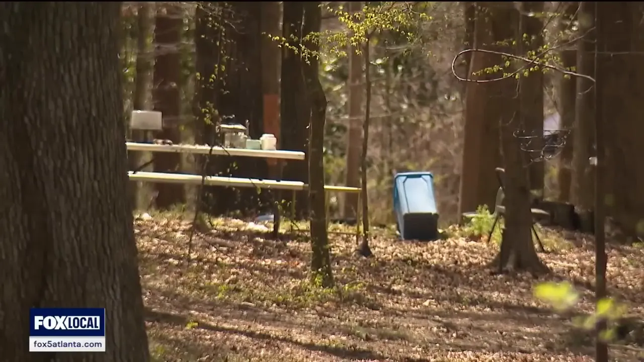 David Morris in front of his property